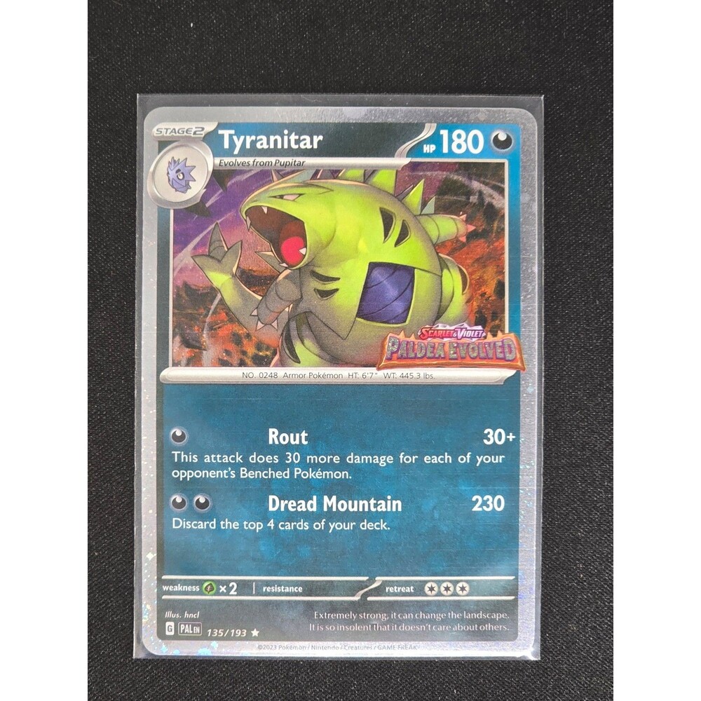 Tyranitar (Paldea Evolved Stamp) - NM # 135/193